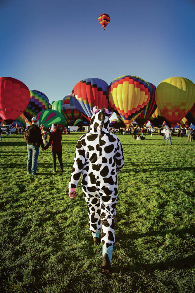 Fall colors at Balloon Fiesta Park